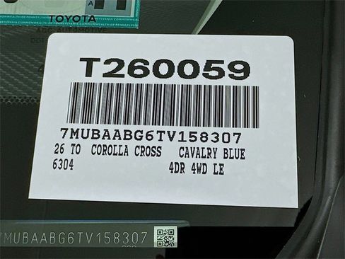 New 2026 Toyota Corolla Cross LE image 18