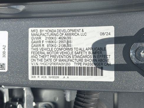 Certified 2024 Honda Accord Touring image 36