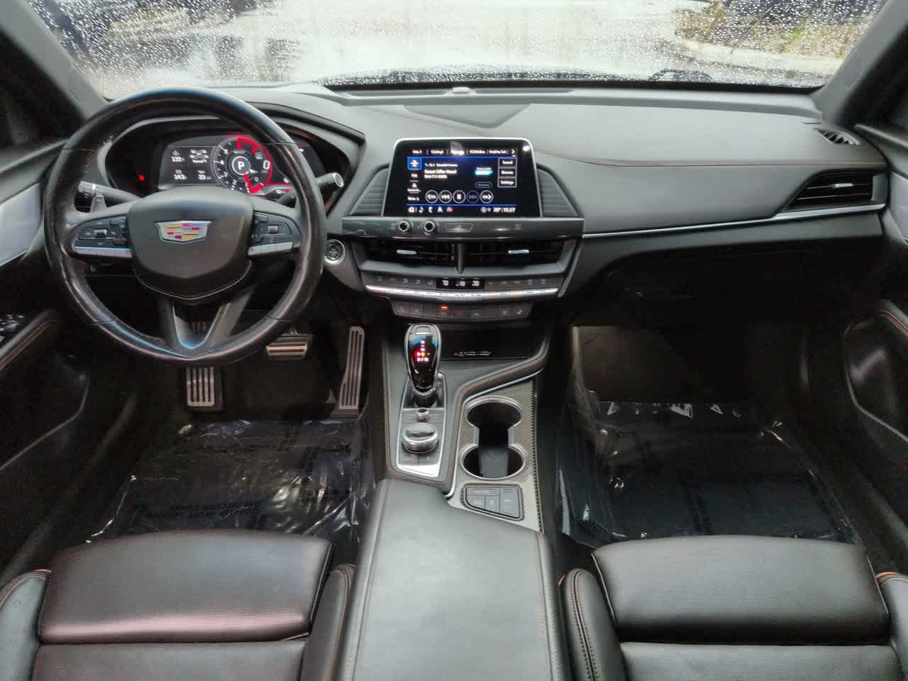 Used 2021 Cadillac CT4 V w/ Technology Package RWD image 14