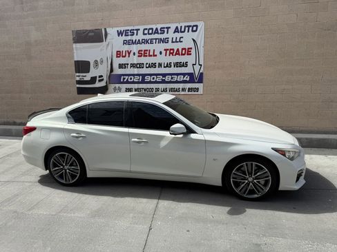 Used 2014 INFINITI Q50 AWD w/ Deluxe Touring Package image 3