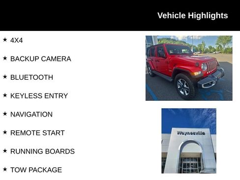 Used 2020 Jeep Wrangler Unlimited Sahara AWD/4WD image 2