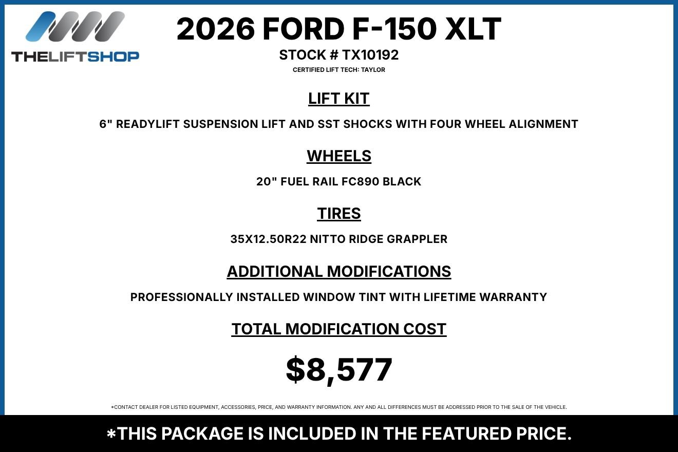 Used 2026 Ford F150 XLT w/ XLT Black Appearance Package AWD/4WD image 2