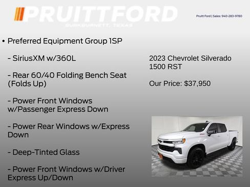 Used 2023 Chevrolet Silverado 1500 RST w/ Convenience Package II AWD/4WD image 7