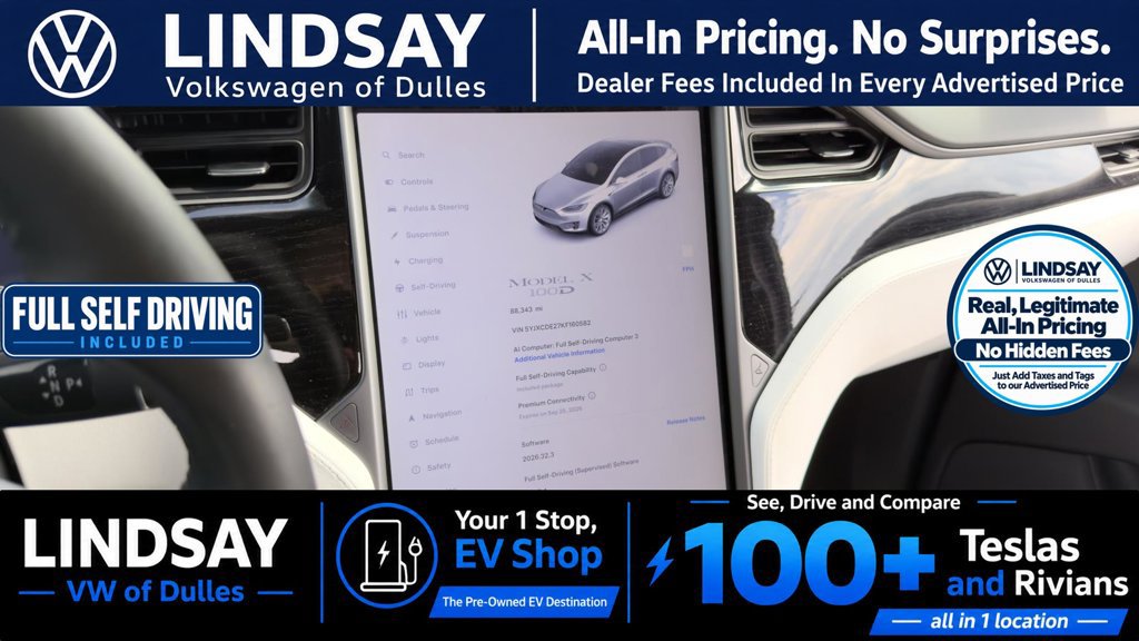 Used 2019 Tesla Model X 100D AWD/4WD image 25