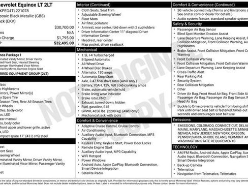 New 2026 Chevrolet Equinox LT image 14