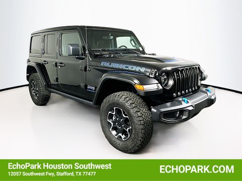 Used 2023 Jeep Wrangler Unlimited Rubicon 4xe w/ Cold Weather Group AWD/4WD image 1