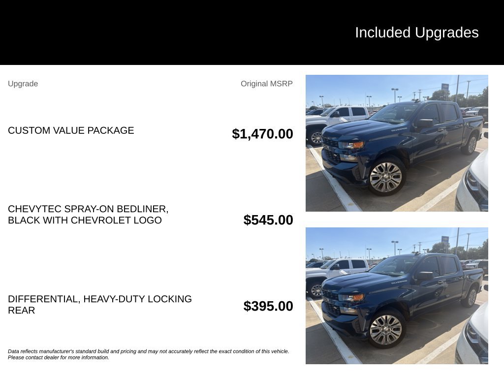 Used 2019 Chevrolet Silverado 1500 Custom w/ Custom Value Package AWD/4WD image 5