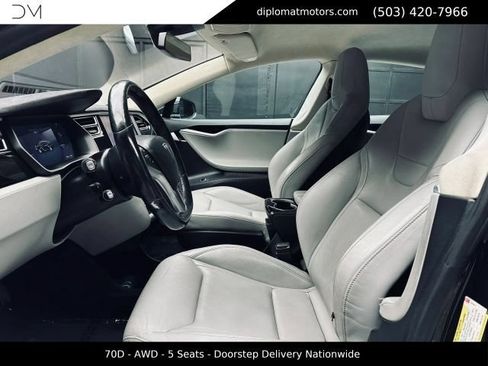 Used 2015 Tesla Model S 70D AWD/4WD image 18