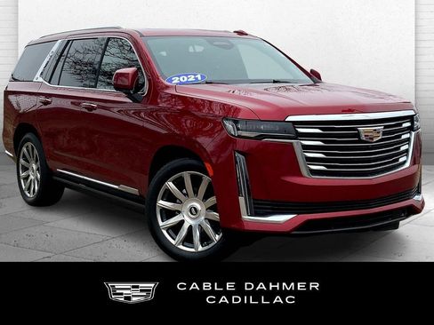 Used 2021 Cadillac Escalade Premium Luxury Platinum w/ Heavy-Duty Trailer Package AWD/4WD image 1