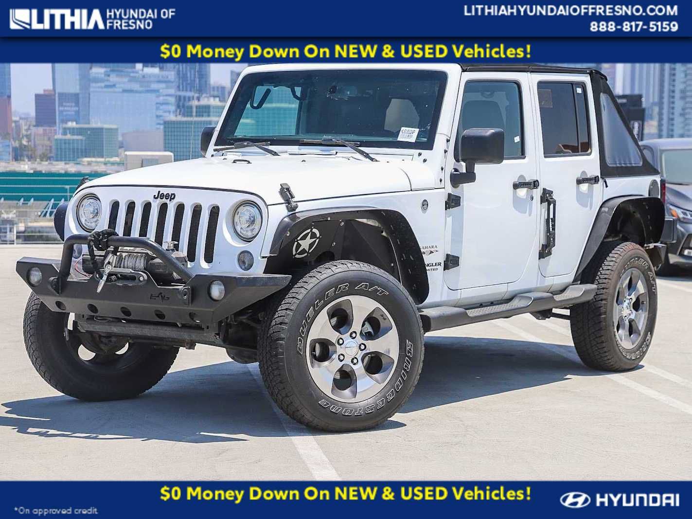 Used 2017 Jeep Wrangler Unlimited Sahara w/ Connectivity Group AWD/4WD image 1