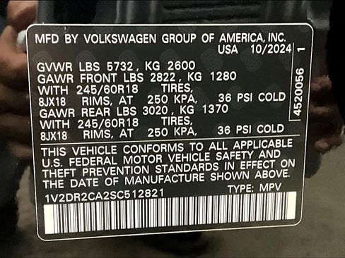 Used 2025 Volkswagen Atlas SE image 33