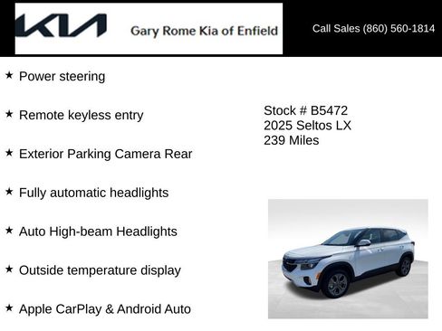 Used 2025 Kia Seltos LX AWD/4WD image 13