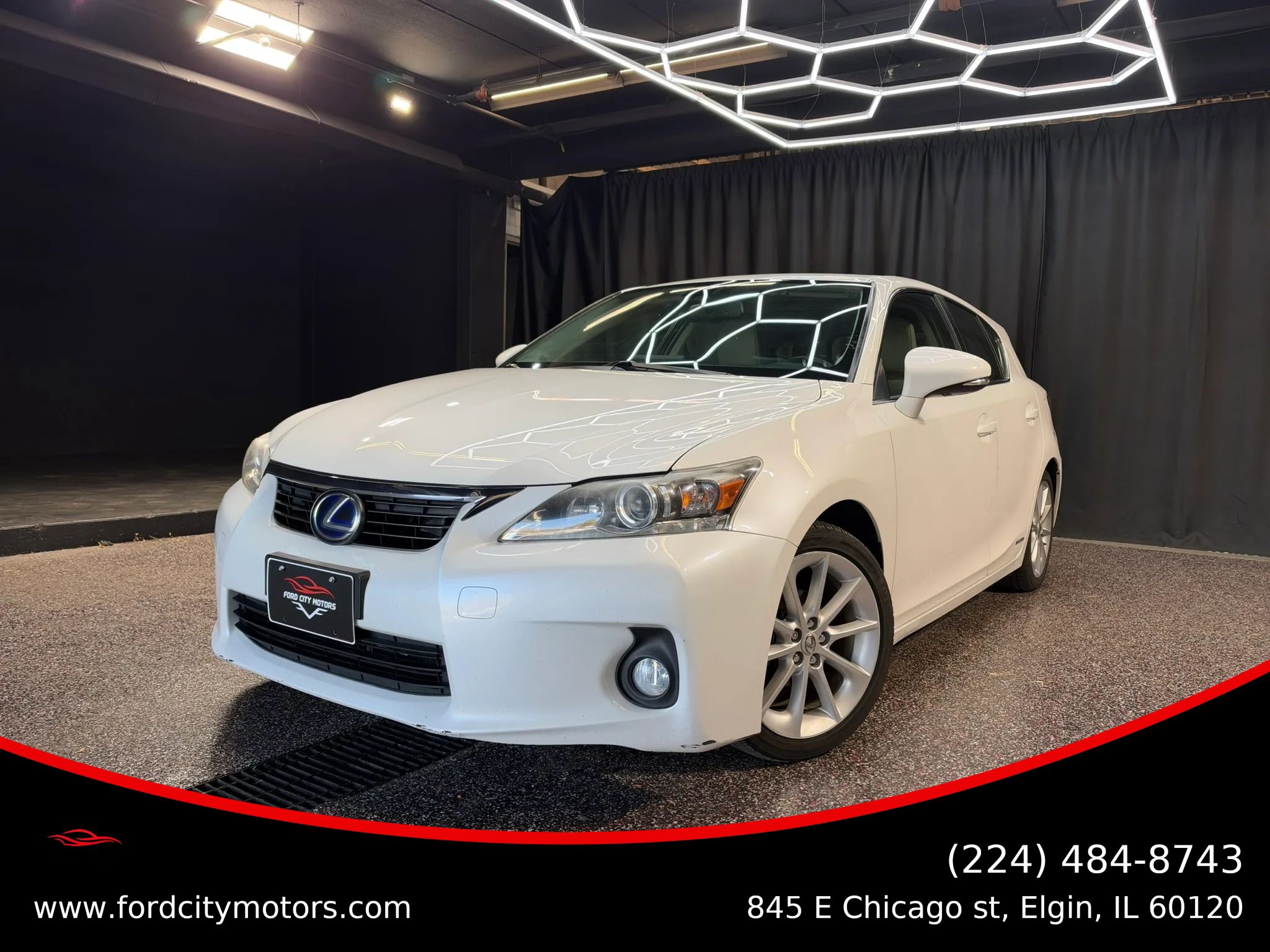 Used 2012 Lexus CT 200h Premium w/ Leather Pkg FWD image 1