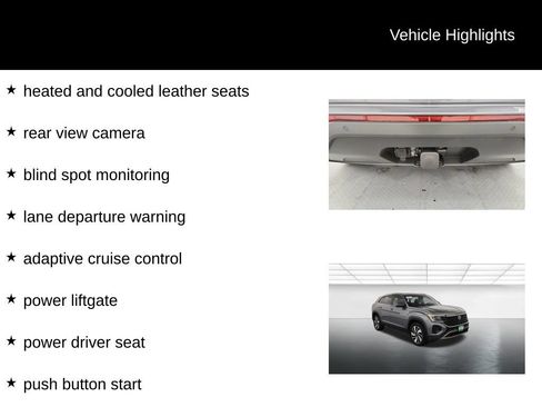 Used 2024 Volkswagen Atlas Cross Sport SE w/ Black Wheel Package AWD/4WD image 10