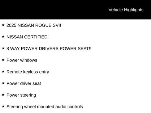 Certified 2025 Nissan Rogue SV image 6