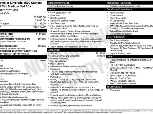 Used 2016 Chevrolet Silverado 1500 Custom w/ Rally 1 Edition image 7