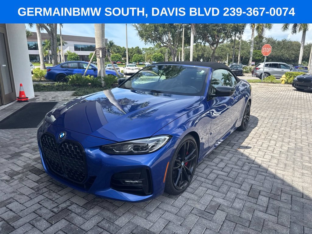 Used 2021 BMW 430i Convertible w/ M Sport Package RWD image 2