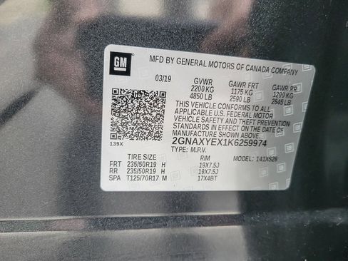 Certified 2019 Chevrolet Equinox Premier image 24