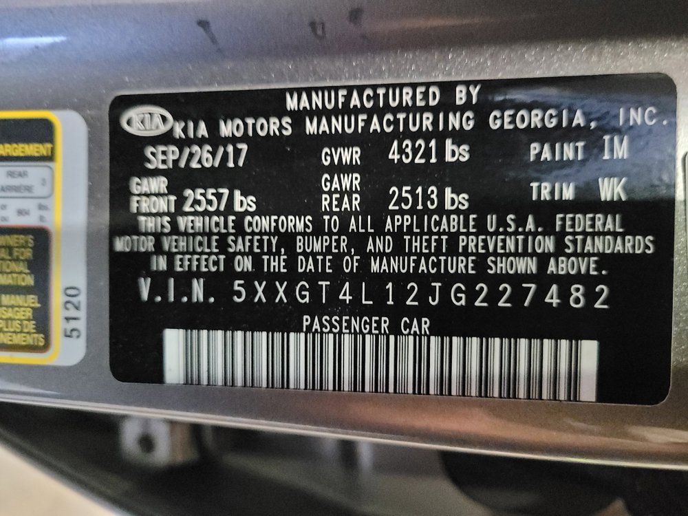 Used 2018 Kia Optima LX FWD image 33
