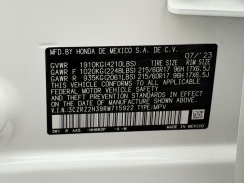 Used 2024 Honda HR-V LX image 28