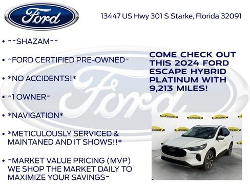 Certified 2024 Ford Escape Platinum w/ Premium Technology Package image 6