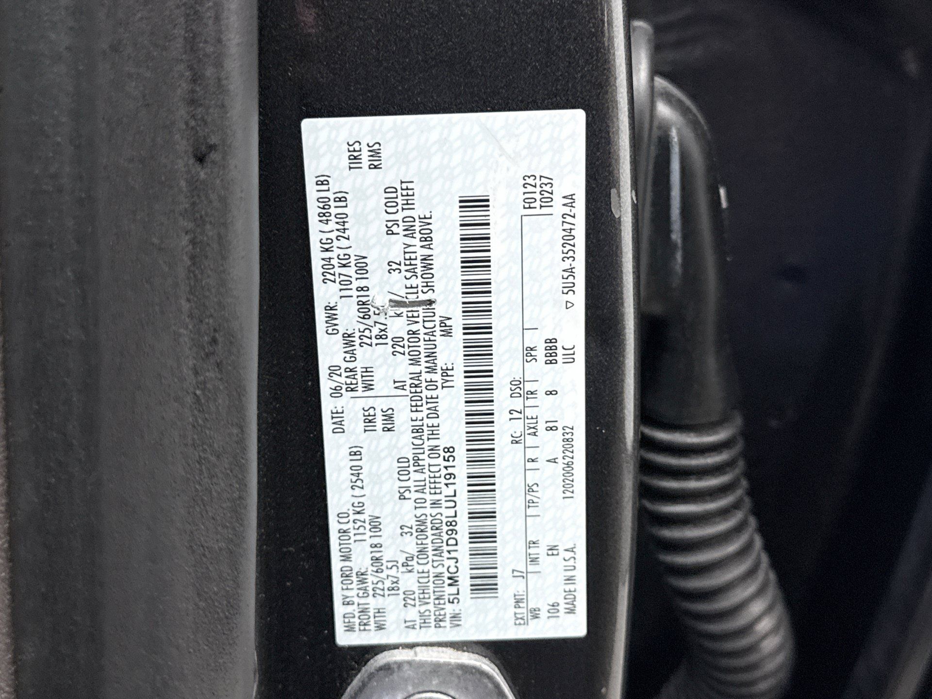 Used 2020 Lincoln Corsair AWD image 26