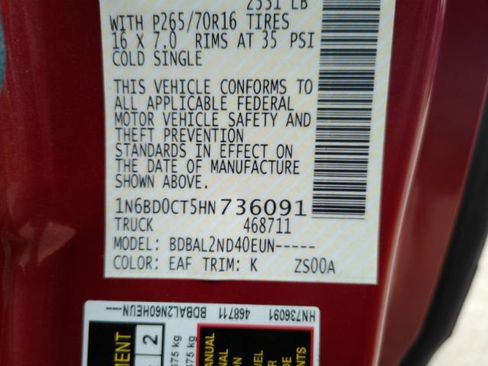 Used 2017 Nissan Frontier SV RWD image 45