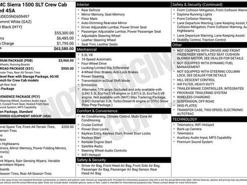 Used 2022 GMC Sierra 1500 SLT w/ SLT Premium Package AWD/4WD image 25