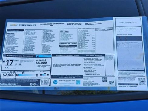 New 2026 Chevrolet Colorado ZR2 w/ Technology Package image 18