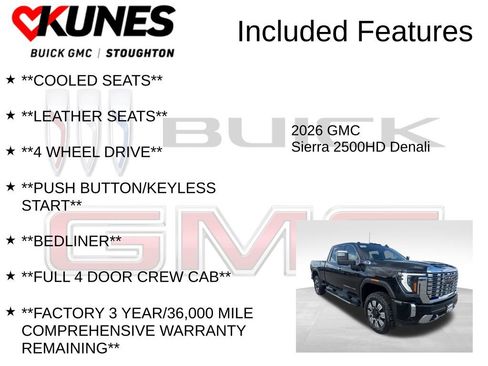 New 2026 GMC Sierra 2500 Denali w/ Denali Reserve Package AWD/4WD image 3