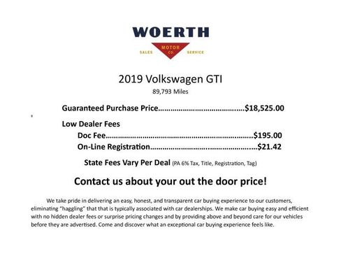Used 2019 Volkswagen GTI SE image 3