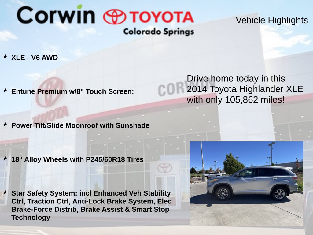 Used 2014 Toyota Highlander XLE AWD/4WD image 6