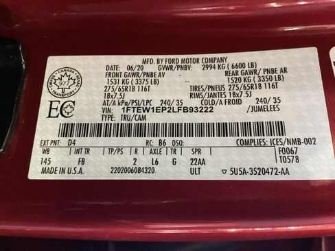 Used 2020 Ford F150 XLT w/ Equipment Group 301A Mid image 16