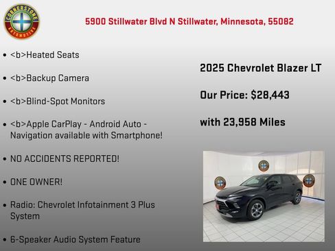 Used 2025 Chevrolet Blazer LT AWD/4WD image 5