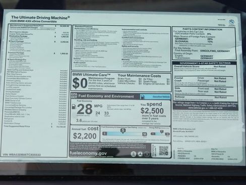 New 2026 BMW 430i xDrive Convertible w/ M Sport Package image 2