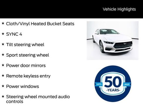 Used 2025 Ford Mustang Coupe RWD image 16