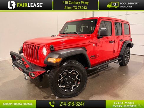Used 2021 Jeep Wrangler Unlimited Sport w/ Sun And Sound Package AWD/4WD image 1
