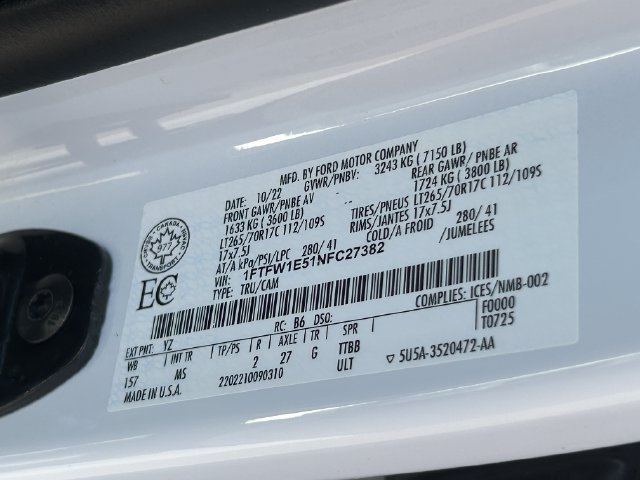 Used 2022 Ford F150 XLT w/ Equipment Group 301A Mid AWD/4WD image 35