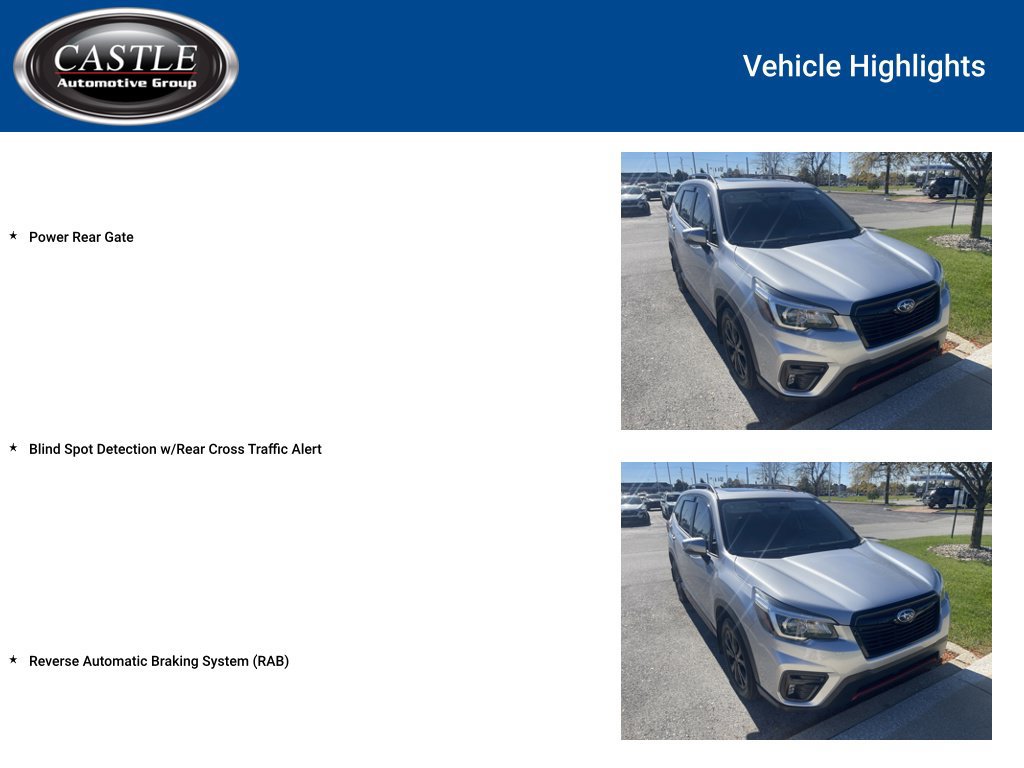Used 2020 Subaru Forester Sport w/ Popular Package #2 AWD/4WD image 4