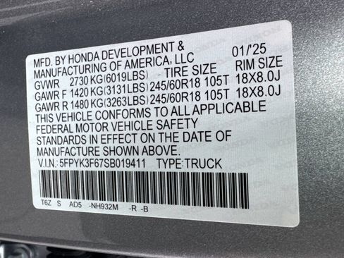 Used 2025 Honda Ridgeline TrailSport image 32