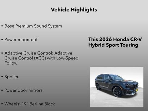 New 2026 Honda CR-V Sport Touring image 5