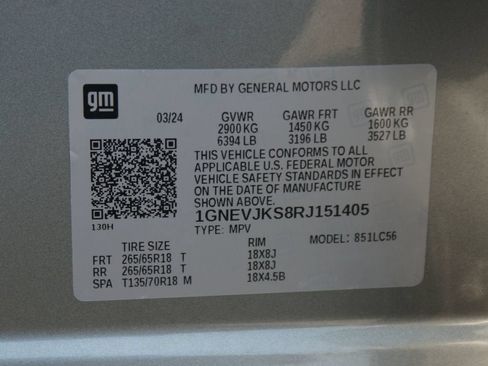 Used 2024 Chevrolet Traverse Z71 w/ Enhanced Driving Package AWD/4WD image 29