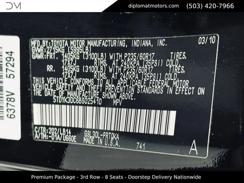 Used 2011 Toyota Sienna XLE w/ Premium Pkg FWD image 56