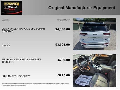 Used 2022 Jeep Grand Cherokee L Summit AWD/4WD image 7