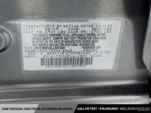 Used 2020 Nissan Versa SV image 28