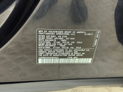 Used 2018 Volkswagen Atlas SE AWD/4WD image 24