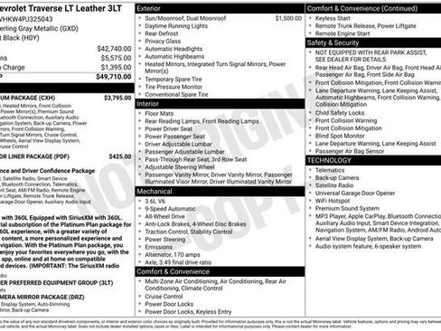 Used 2023 Chevrolet Traverse LT w/ LT Premium Package AWD/4WD image 27