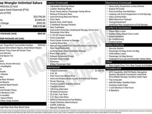 Used 2016 Jeep Wrangler Unlimited Sahara w/ Max Tow Package AWD/4WD image 10