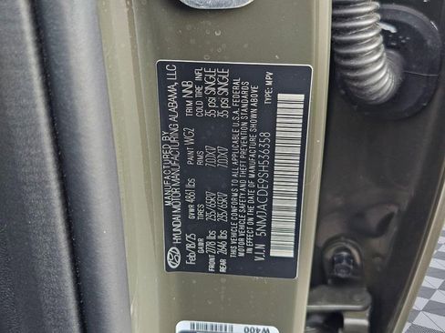 Certified 2025 Hyundai Tucson SE AWD/4WD image 33