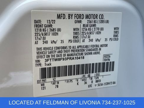 Used 2023 Ford Maverick XLT w/ Equipment Group 300A Standard image 31